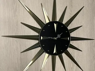 MCM Greenstamp Starburst Clock