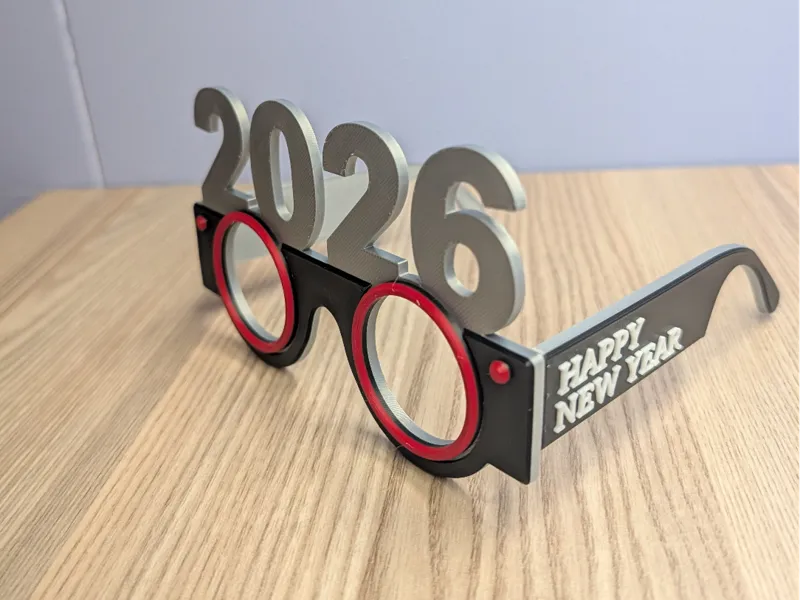 New Year 2026 Glasses