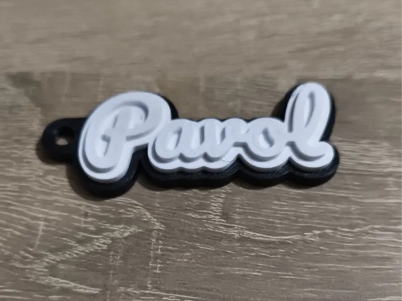 Keychain Pavol Multicolor Black/White