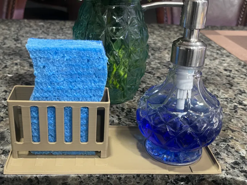 kitchen sink sponge a soap dispenser holder
