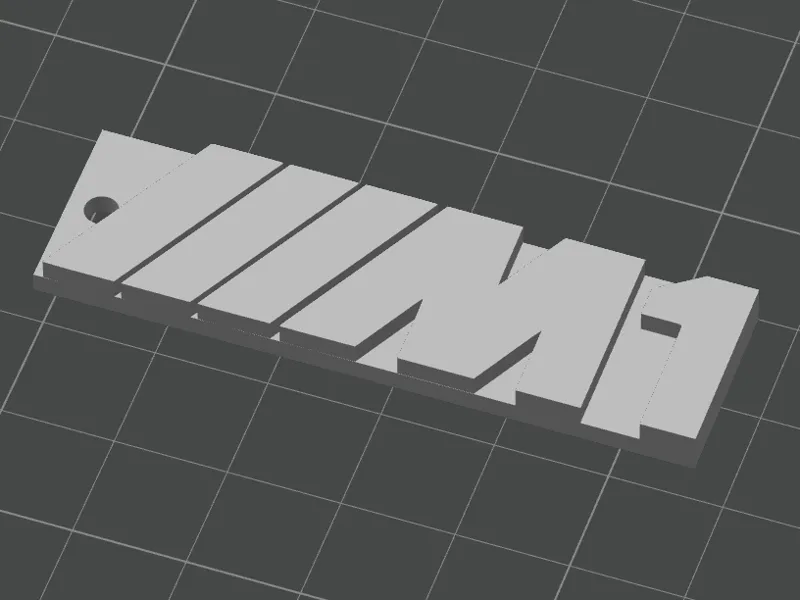 BMW M1 Logo keychain