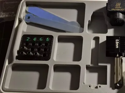 A1/Mini Nozzle Insert for Hotend Trays TOOLBOX