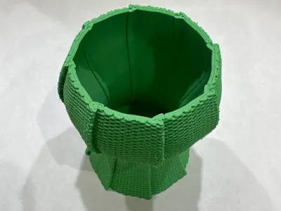 woven vase