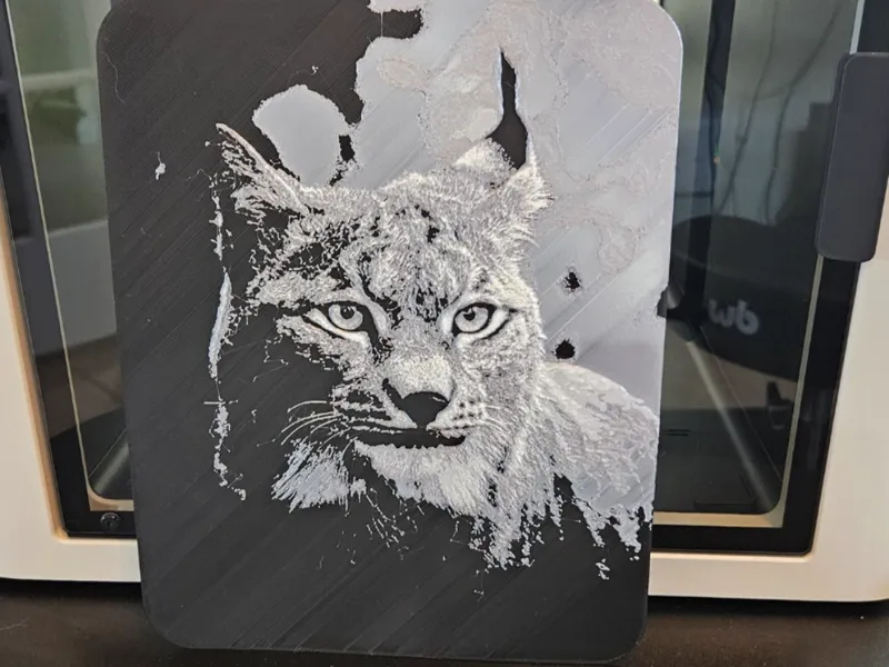 Lynx textured Art - 3 colors 