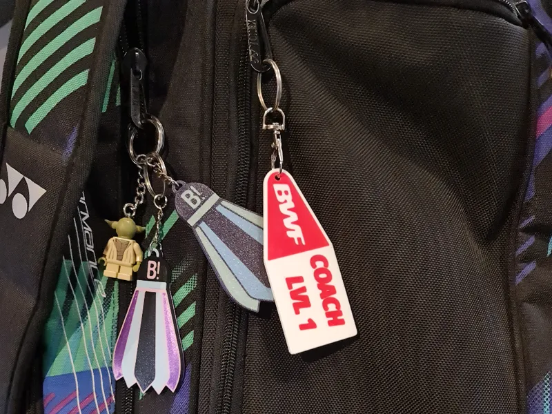 BWF Coach Level 1 Badge/Keychain