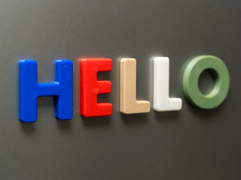 Fridge Magnet Letters