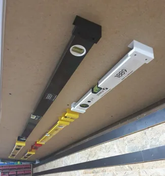 Holder / Mount spirit level - Halter Wasserwaagen