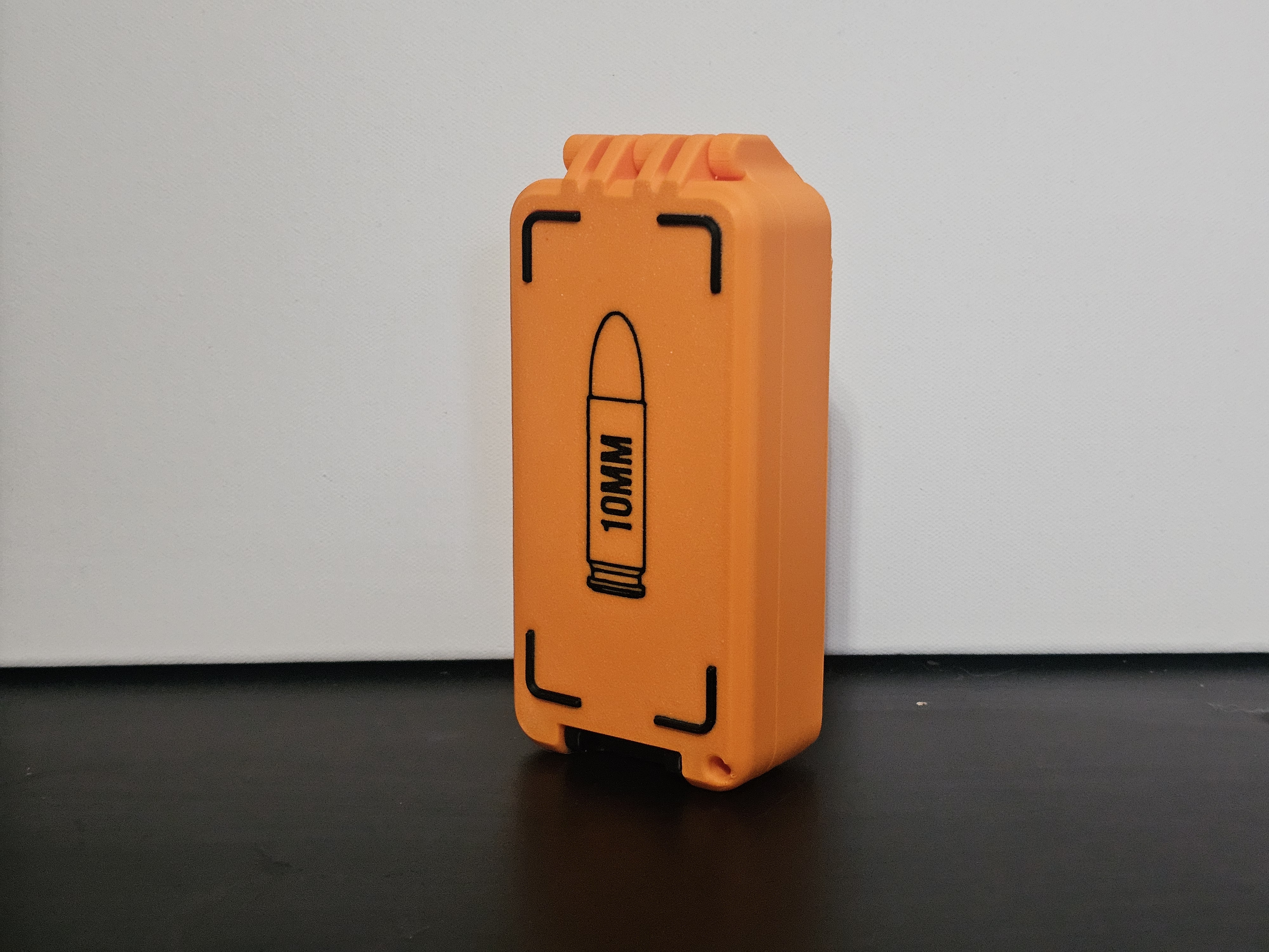 Miniatura 1 do modelo 3D 10mm Ammo Box - 50 Rounds - Stackable