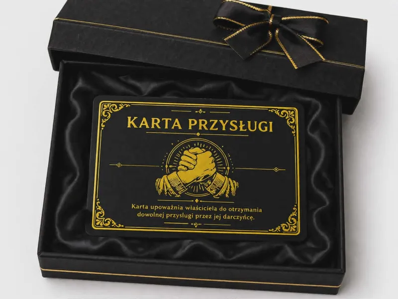 Karta Przysługi – Prezent dla Przyjaciela