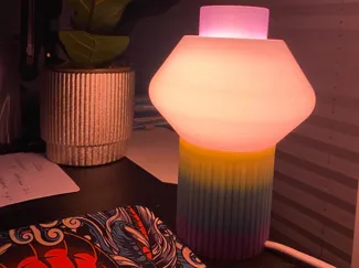 Table Lamp E14 (Base with 2 Lampshades)