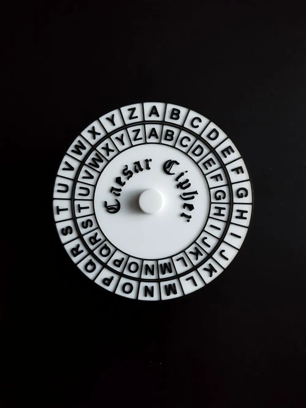 Caesar Cipher Disc - Free 3D Print Model - MakerWorld
