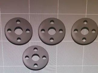 10mm 4 hole shocks pistons