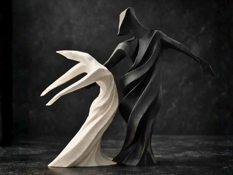 Harmony in Motion Dancing Couple