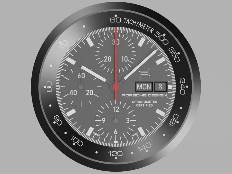 Porsche Design - Chronograph 1 Clock