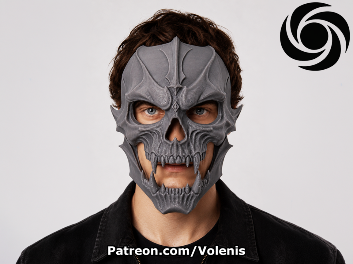 Skeleton Mask Wearable Cosplay