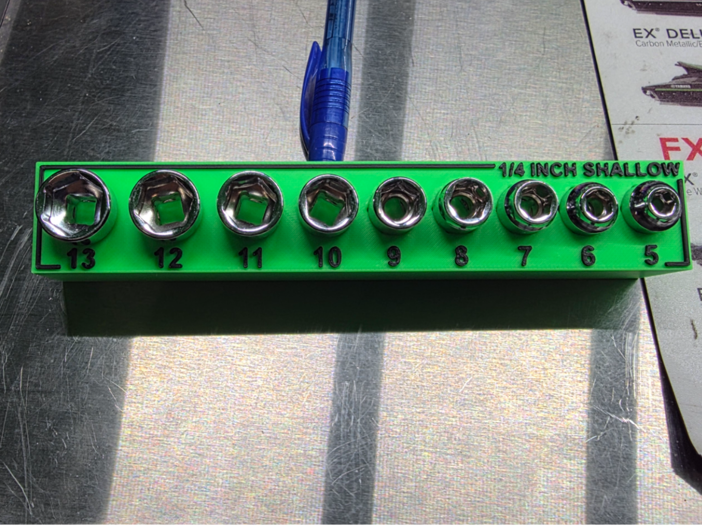 Power Torque Shallow Sockets Metric 1/4 inch drive