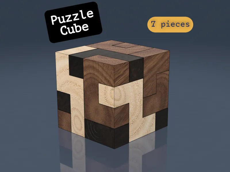 Puzzle Cube - interlocking