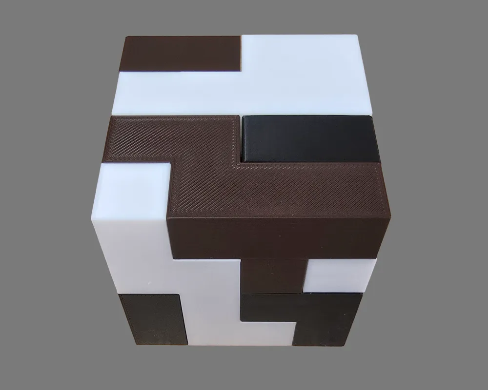 Puzzle Cube - interlocking by timo1235 MakerWorld: Download Free 3D Models