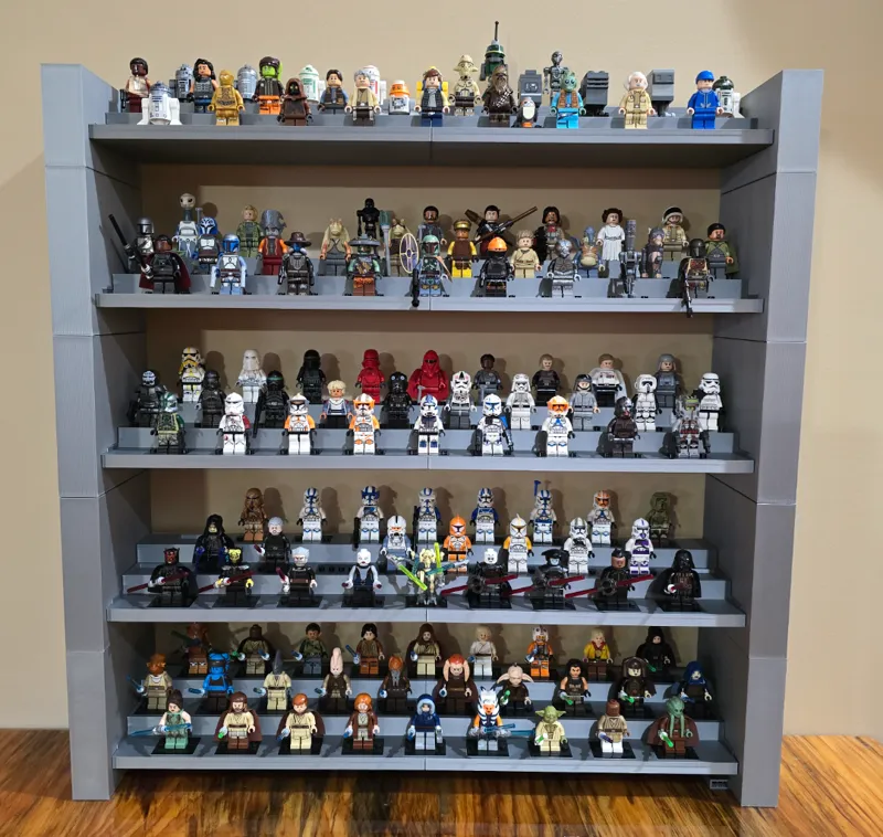 Improved Minifig Stand 3 Steps