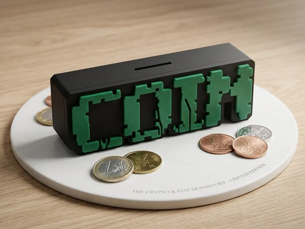 Pixel Earth Icon Customizable Minecraft Style Pixel Coin Bank with - Free 3D Print Model ...