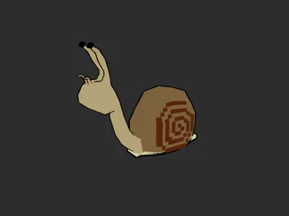 Low Poly Snail