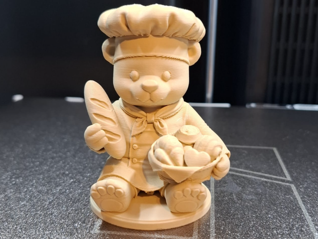 Cozy Baker Bear – Cute Bakery Figurine
