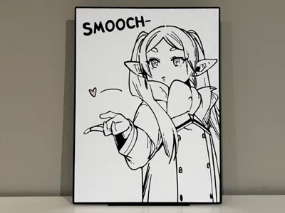 Frieren hueforge wall art