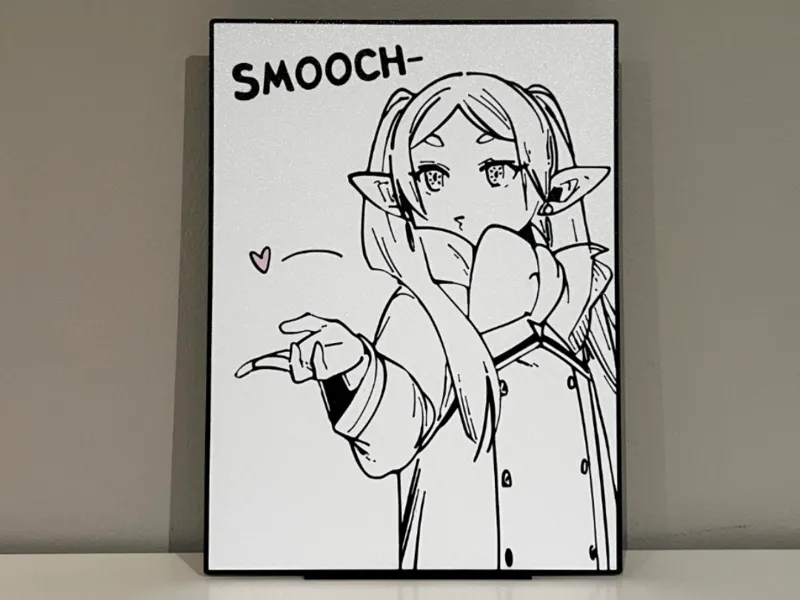 Frieren hueforge wall art