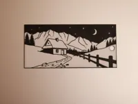 Mountain Bookmark