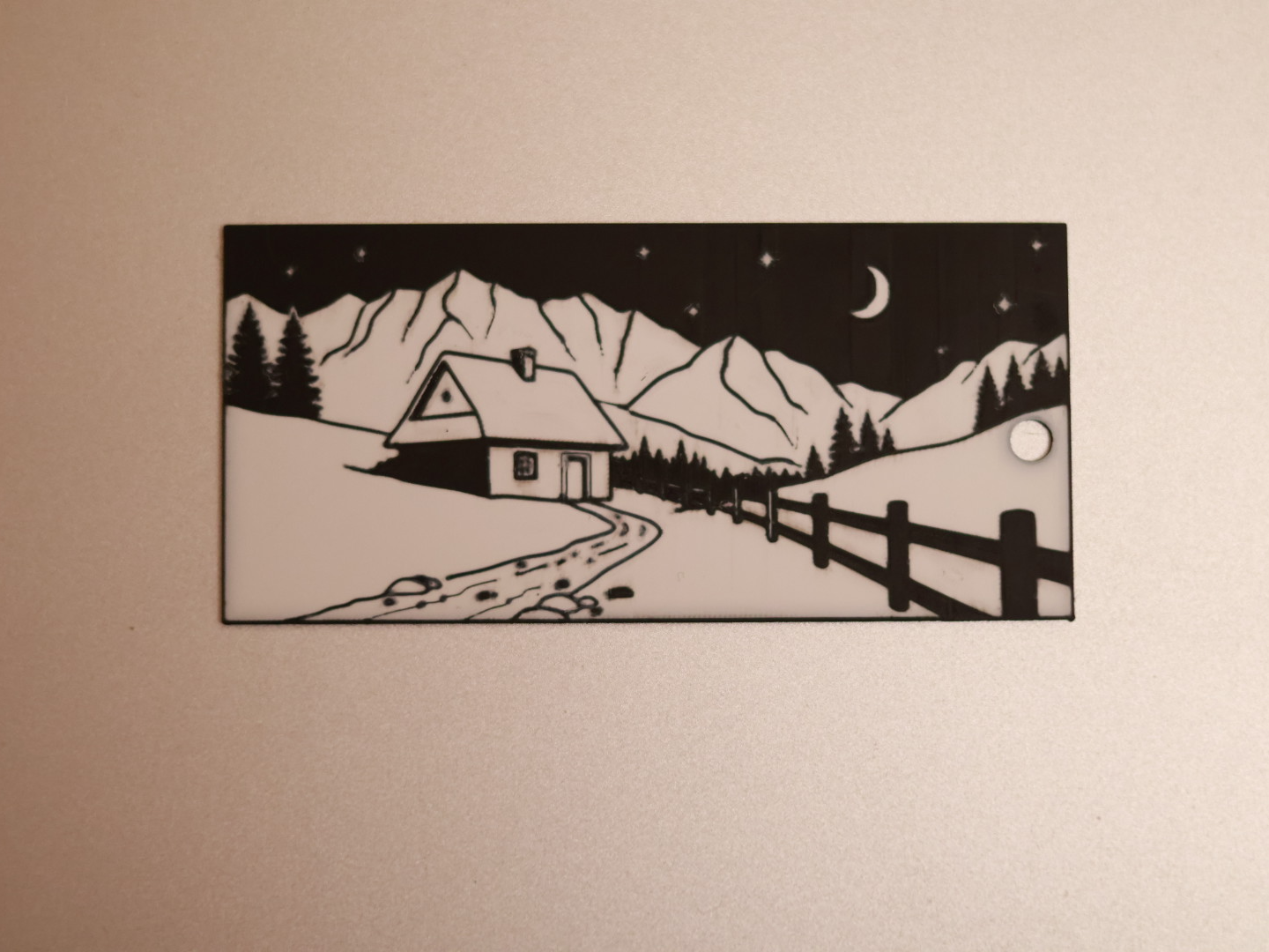 Mountain Bookmark