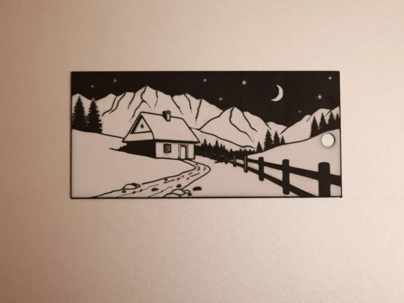 Mountain Bookmark
