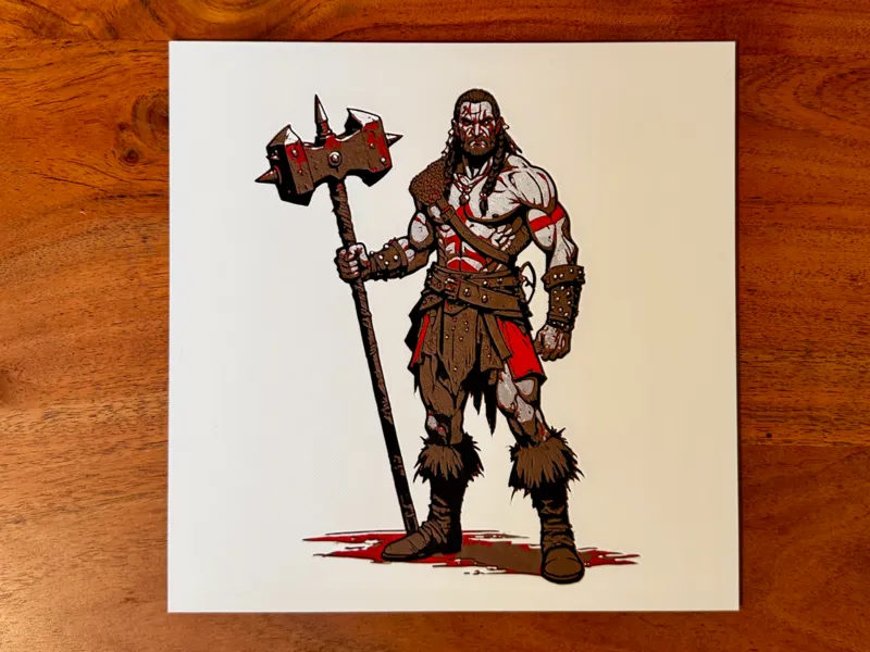 Hammer of Wrath - fantasy character poster