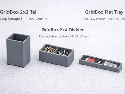 Storage Box/Desk Organizer Variants
