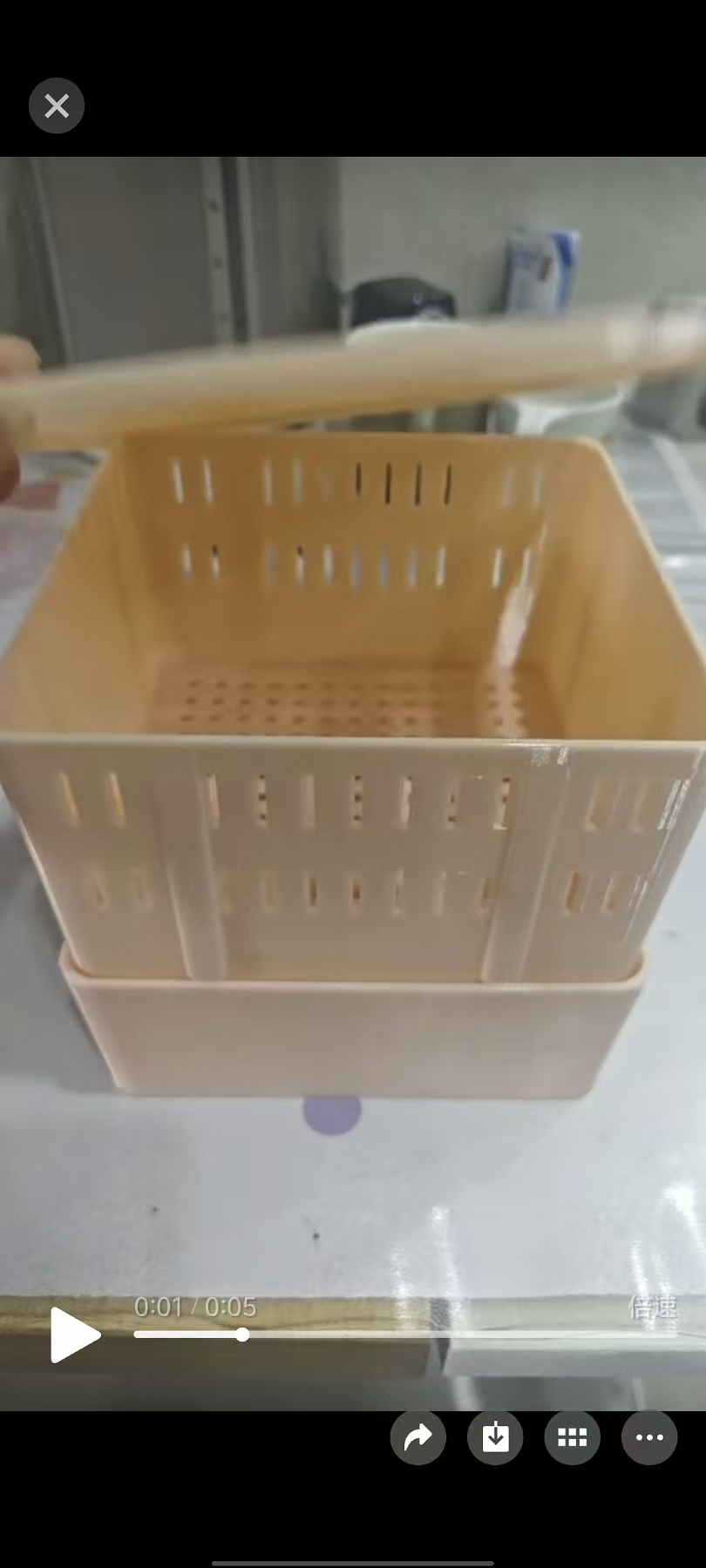 Miniatura 3 do modelo 3D 蚯蚓养殖盒16*16cm