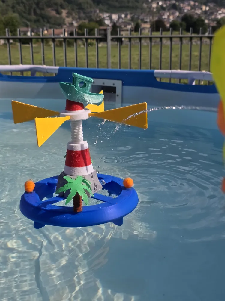 Lighthouse Rescue! Water Blaster Pool Game - Free 3D Print Model ...