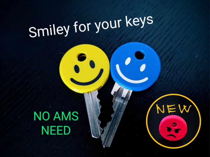 Smiley - key cover