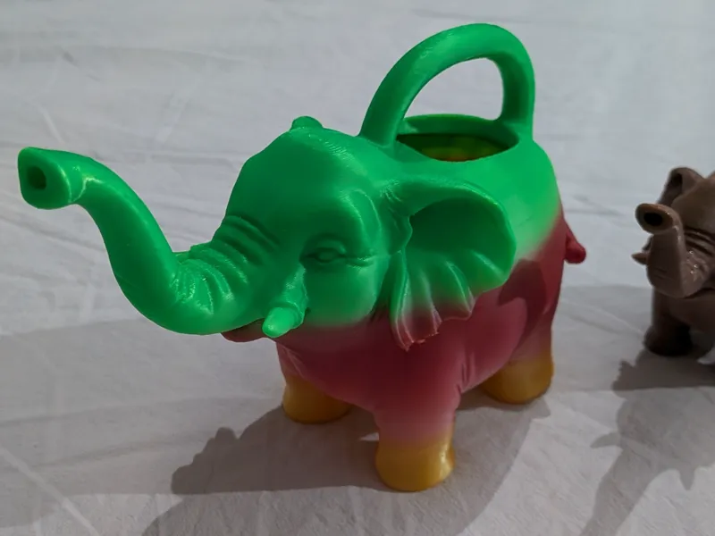 Watering Can Cute Elephant - Succulent Planter -