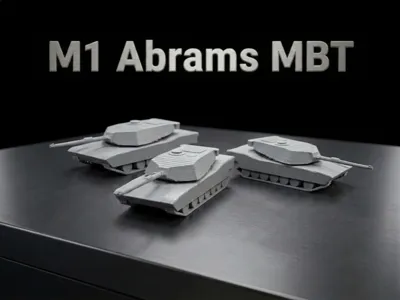 M1 Abrams MBT Mini Tank