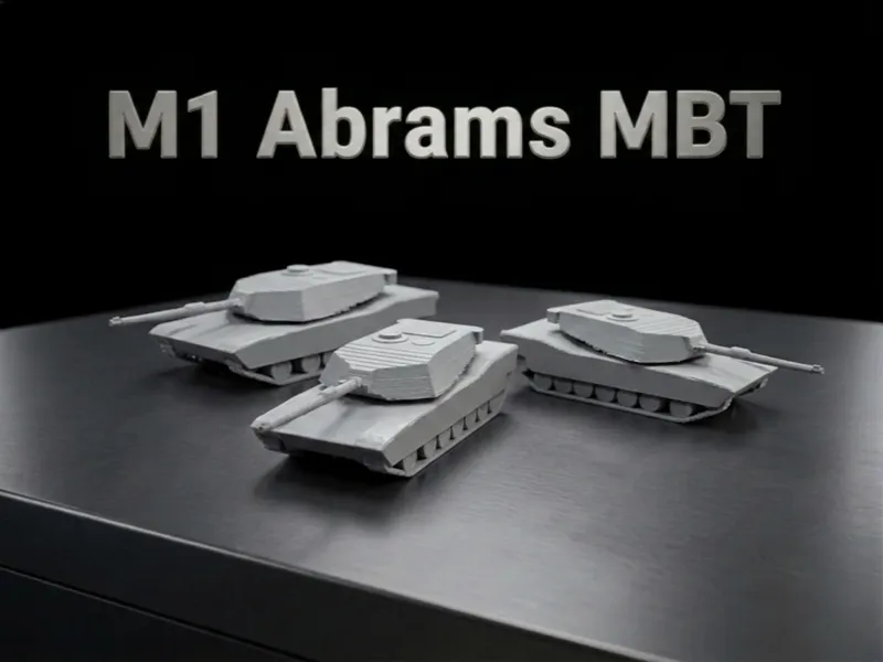 M1 Abrams MBT Mini Tank