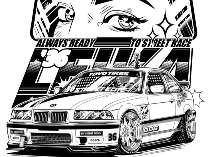 BMW E36 lightbox, lamp 
