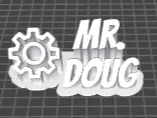 mr doug name plate