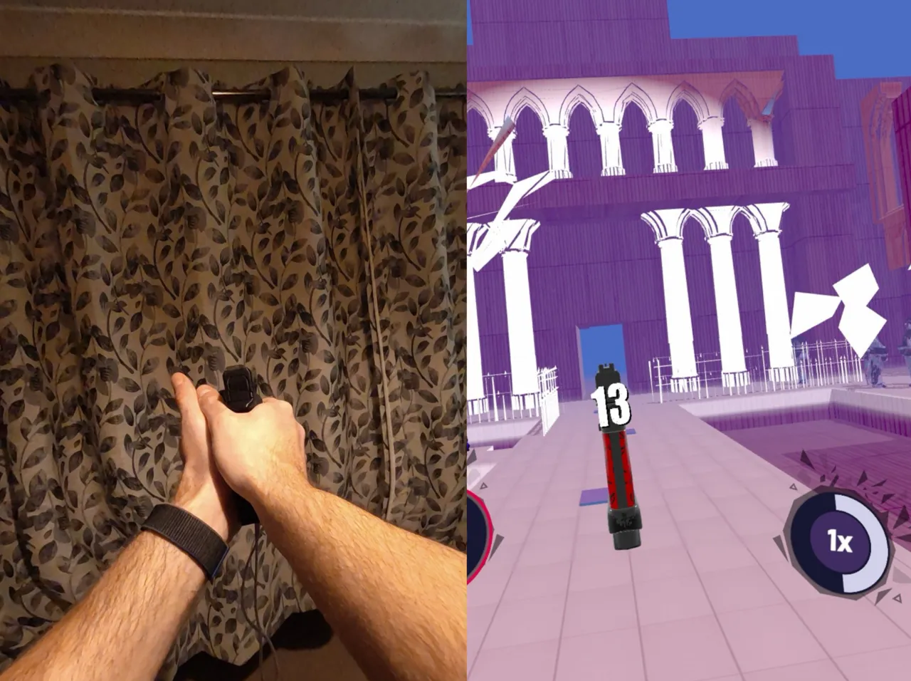 Pistol Grip Quest 2 VR 17 Meta - Full Grip view 4