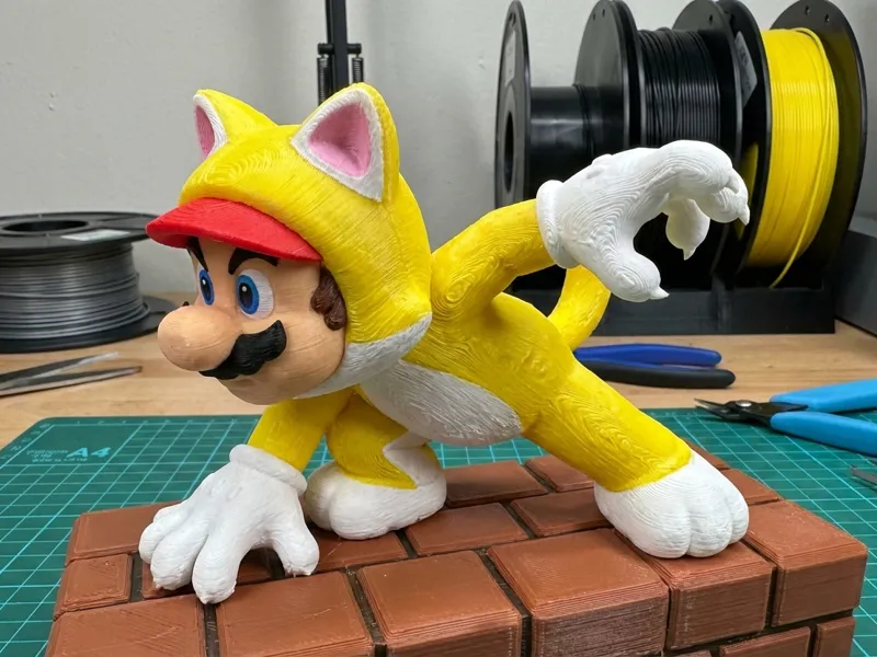 Mario Bros gato traje de gato felino outfit