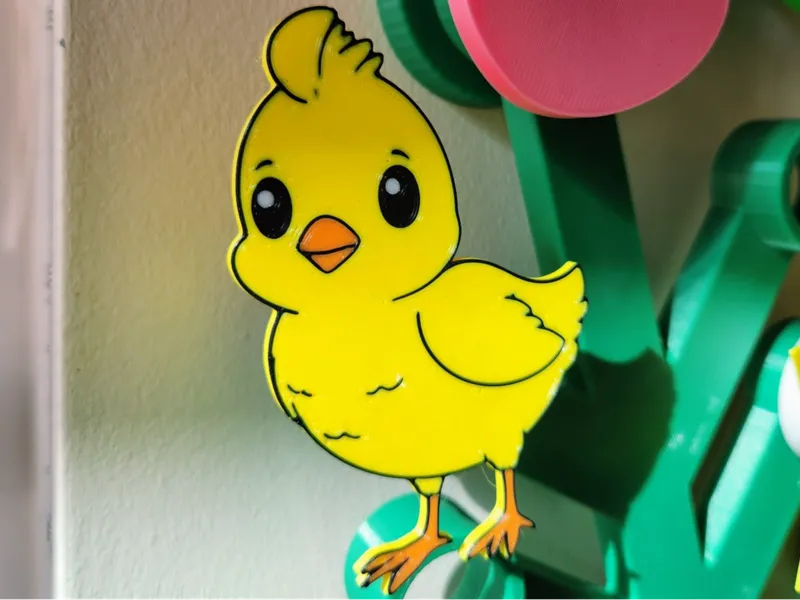 Easter Chick for Not Another Brick Wreath