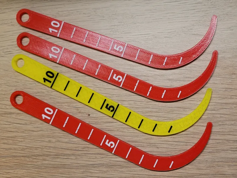 Ice measuring stick