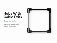 GeckoGrid Hubs With Cable Exits