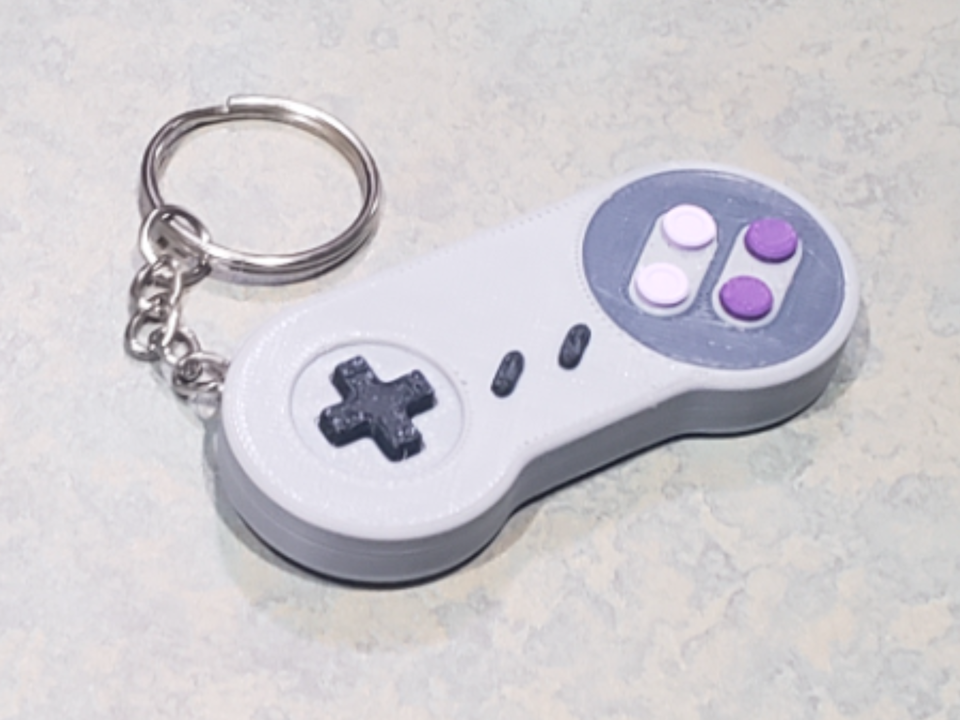SNES Controller Magnet and Keychain