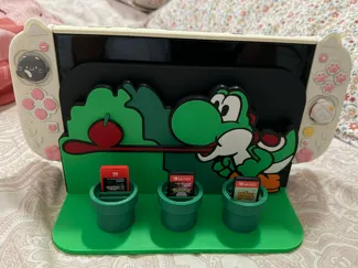 Switch 2 Dock & Game Holder Yoshi  NO AMS required