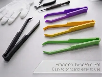 Set of tweezers