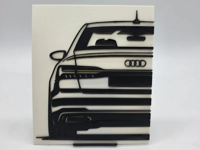 2D Wall Art Audi A6 C8 Limosine
